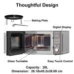 SMETA 800W Combo Microwave Oven with Grill