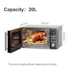 SMETA 800W Combo Microwave Oven with Grill