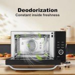 SMETA 34L 1000W Microwave Oven and Grill Combo
