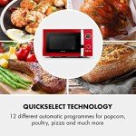Klarstein Retro Microwave Oven with Grill Function