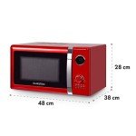 Klarstein Retro Microwave Oven with Grill Function