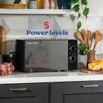 Russell Hobbs 20L 800W Solo Microwave - Black