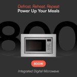 Cookology 20L Integrated Microwave with 8 Presets