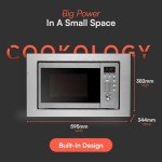 Cookology 20L Integrated Microwave with 8 Presets