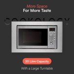Cookology 20L Integrated Microwave with 8 Presets