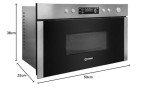 Indesit Built-In 750W Stainless Steel Microwave