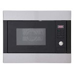 Black Built-in Combi Microwave with Stainless Steel Trim