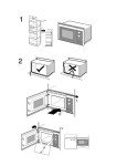 Cookology 25L Built-In Microwave Oven with Grill