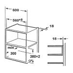Cookology IM17LBK Black Built-in Microwave with Trim Kit