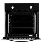 60cm Black Multi-Function Electric Oven - SIA SSO59BL