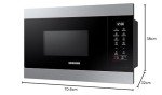 Samsung 22L Built-In Microwave, 850W, Silver
