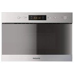 Hotpoint 22L 750W Built-in Grill Microwave - Stainless Steel