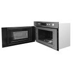 Hotpoint 22L 750W Built-in Grill Microwave - Stainless Steel