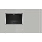 NEFF N70 Built-In Microwave with Grill - Steel