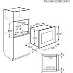 Zanussi Compact Built-In Stainless Steel Microwave Oven