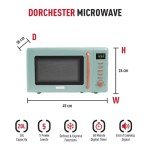 Haden Dorchester Green 20L Microwave Oven