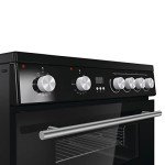Hisense 60 cm Ceramic Hob Electric Cooker Black