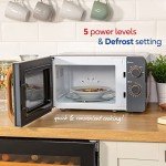 Russell Hobbs 17L Compact Grey Manual Microwave