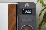 Swan Nordic LED Digital Microwave, 20L, 800W