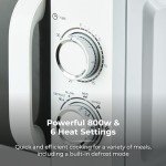 Tower 800W Manual Microwave with Mirror Door