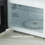 Tower 800W Manual Microwave with Mirror Door
