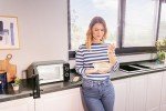 Beko Black 20L Solo Microwave with Timer