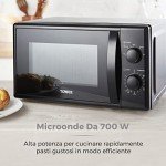 Tower Multi-Function Black Microwave Oven 20L, 700W