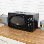 Quest Classic Dial Microwave - 20L, 700W, Black