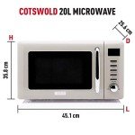 Haden Cotswold 800W Digital Microwave Oven