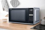Sharp 17L 700W Silver Solo Digital Microwave