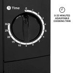 Quest Classic Dial Microwave - 20L, 700W, Black