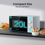 Hisense 20L Solo Microwave Oven - White