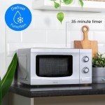 Abode 20L Silver Manual Microwave with Timer