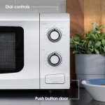 Abode 20L Silver Manual Microwave with Timer
