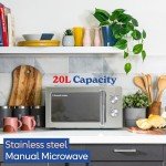 Russell Hobbs 20L Stainless Steel Solo Microwave