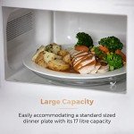 Tower 17L Manual Microwave, 700W - Black/Rose Gold