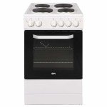 SIA ESCA51W 50cm Freestanding Electric Hob, White