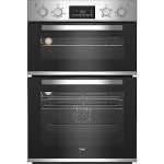 Beko 99L Electric Built-In Double Oven - Stainless Steel