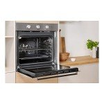 Indesit 60cm Stainless Steel Electric Oven