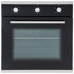 SIA 60cm Black Built-In Multi-Function Oven