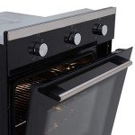 SIA 60cm Black Built-In Multi-Function Oven