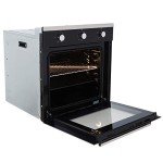 SIA 60cm Black Built-In Multi-Function Oven