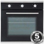 SIA 60cm Black Built-In Multi-Function Oven