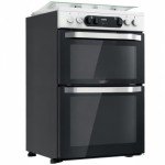 Hotpoint 60cm White Dual Fuel Cooker