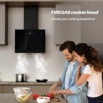 FIREGAS 60cm Touch Screen Extractor Hood