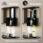 FIREGAS 60cm Touch Screen Extractor Hood