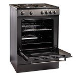 60cm Freestanding Electric Cooker with 4 Cooking Zones