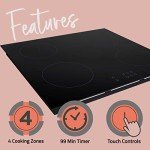 Cookology CIH602 60cm 4 Zone Induction Hob