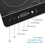 Quest Digital Double Induction Hob with Hot Plate