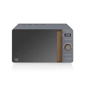 Swan Nordic LED Digital Microwave, 20L, 800W